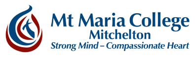 Mt Maria College is a Catholic co-educational secondary school's Logo